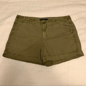 GAP Forest Green Mid-Rise Shorts